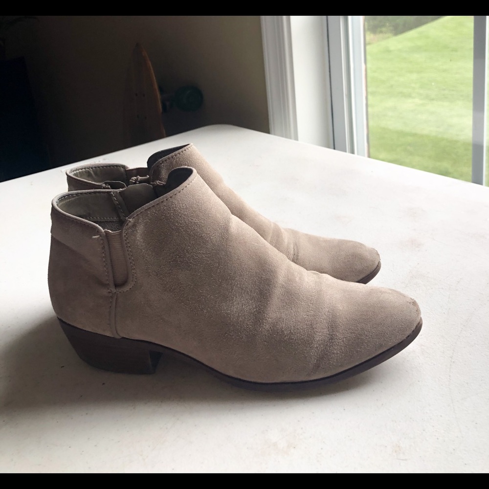 Taupe Ankle Booties